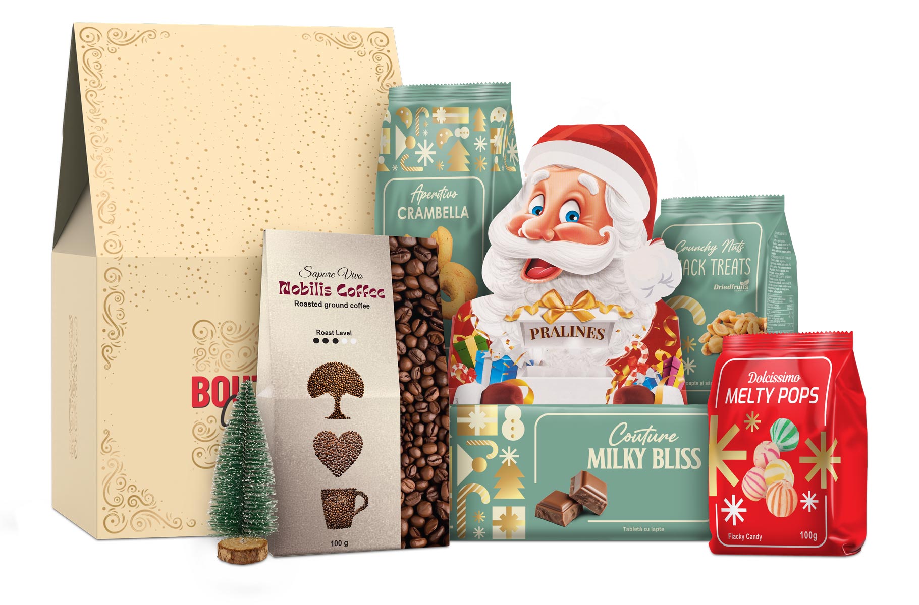  Cos cadou Santa's Surprise