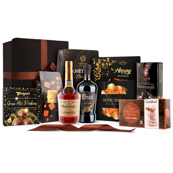 Cosuri de Paste: Cadouri pentru gusturi rafinate Cutie cadou THE HENNESSY CHOICE